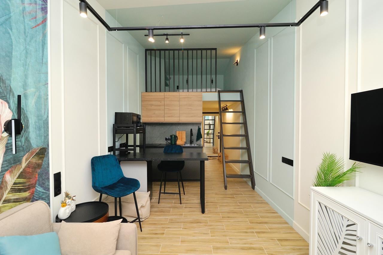 Boutique hotel room in Peterhof — interior and accommodation